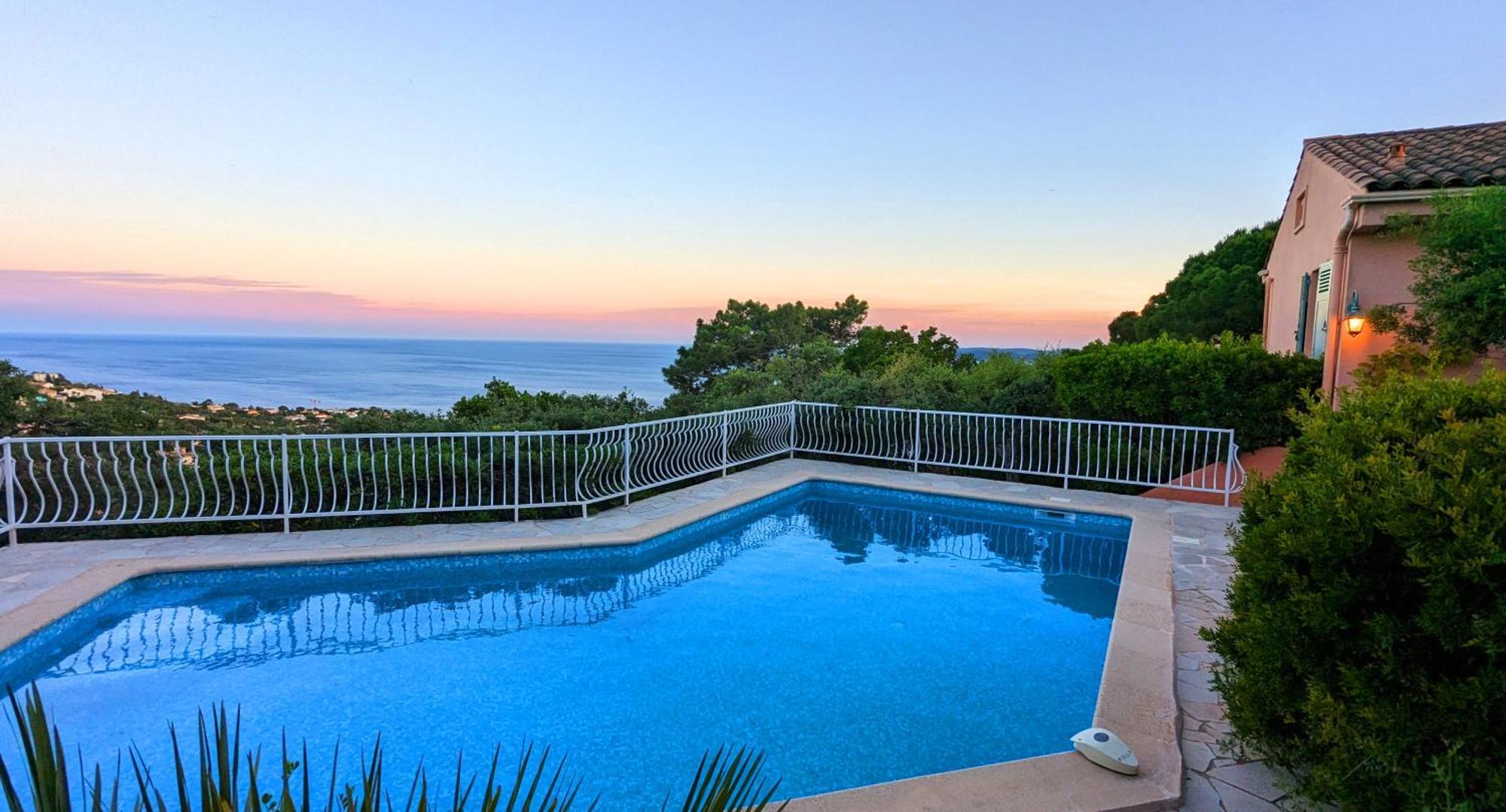 Villa Les Trois Chenes, Piscine Privee & Vue Mer Sur Golfe De Saint Tropez Les Issambres Zewnętrze zdjęcie